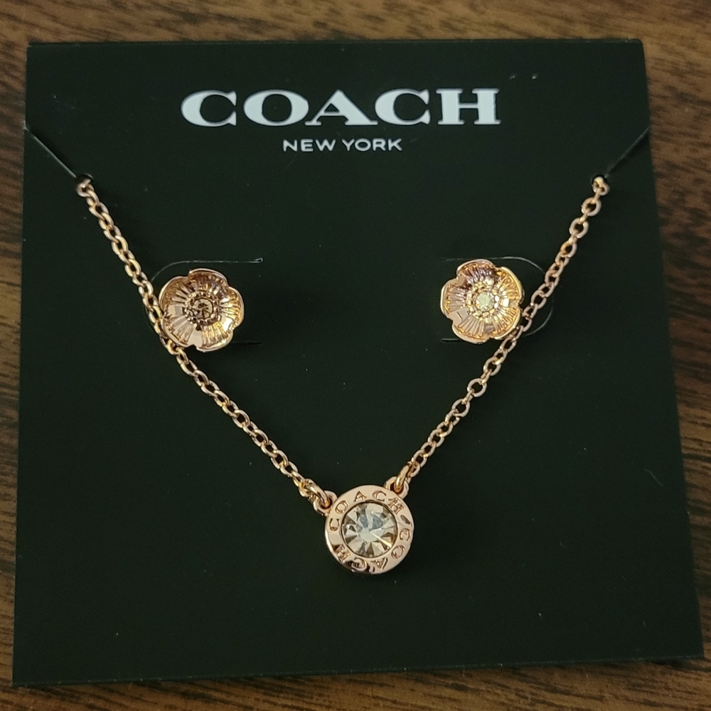 Women's Signature Stone Tea Rose 3-Piece Jewelry Set